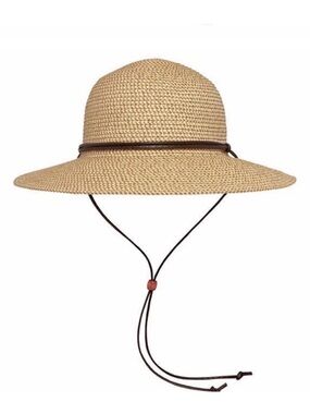 Solar Escape UV Solano Sun Hat Tan Tweed Travel Beach Coastal Chic UPF 50+ New